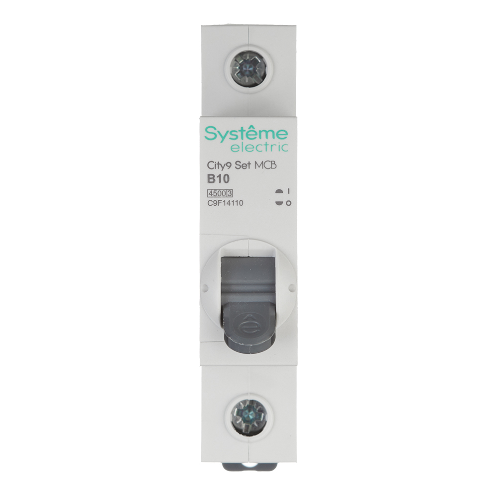 ���������� �������������� ����������� ��������� Systeme Electric City9 Set 1P 10� ��� B 4,5 �� 230 � (C9F14110)  
