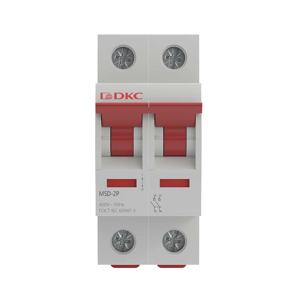 ���������� ����������� �������� DKC Yon Max MSD 2P 40� 400 � �� DIN-����� ��������� (MSD-2P40)  