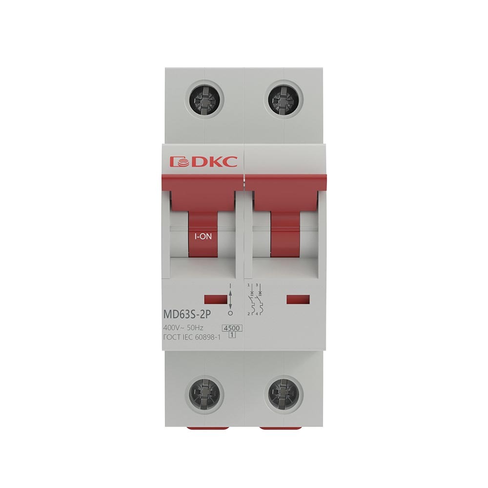 ���������� �������������� ����������� ��������� DKC Yon Max MD63S 2P 25� ��� C 4,5 �� 400 � (MD63S-2PC25)  