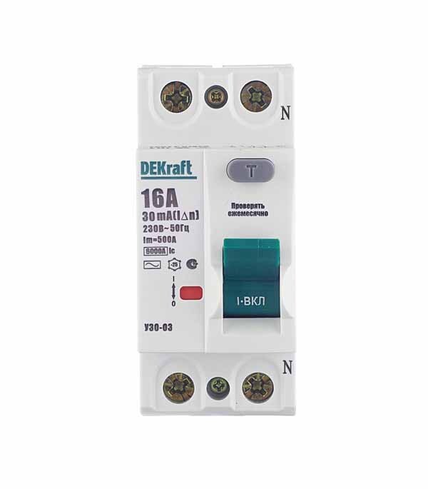 ���������� ��� Dekraft ���-03 16� 1P+N ��� AC 30 �� 6 �� (14053DEK)  