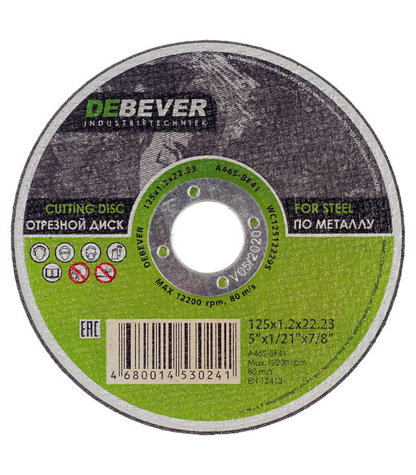 ���������� ���� �������� �� ������� Debever 125�22,2�1,2 �� (WC12512229S/30241)  