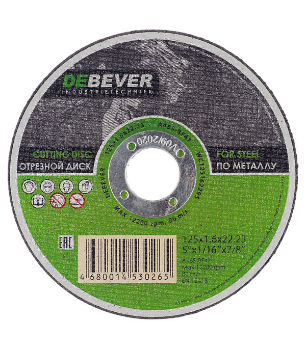 ���������� ���� �������� �� ������� Debever 125�22,2�1,6 �� (WC12516229S/30265)  