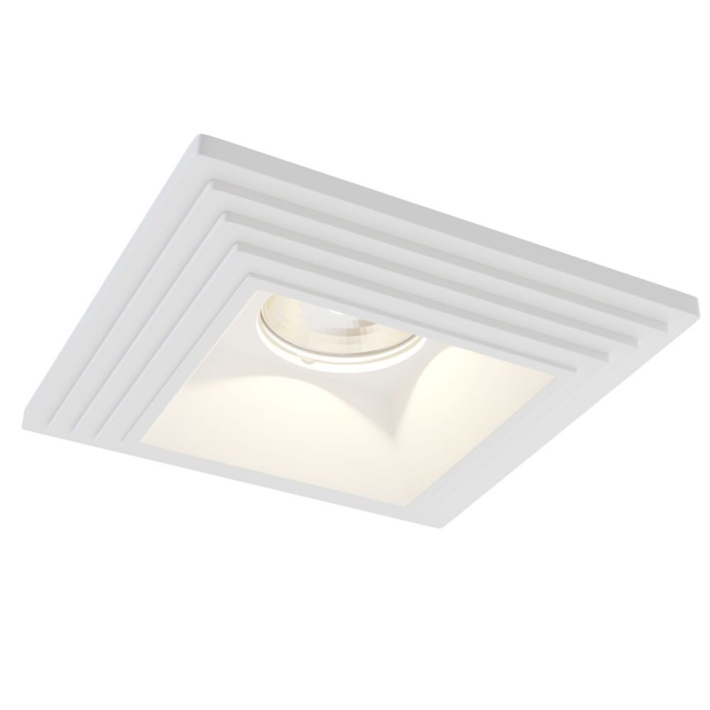 ���������� ���������� ������������ GU10 ����� 35 �� IP20 Maytoni Gyps Modern ��� (DL005-1-01-W)  