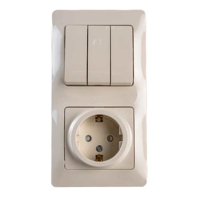 ���������� ���� 3-��������� ����������� � ������� SYSTEME ELECTRIC Glossa c/� �������  
