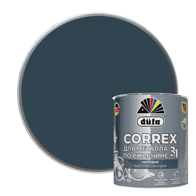 ���������� �����-����� DUFA Correx 3�1 RAL-7024 ����� ������� 0,75�, ���. ��00-014767  