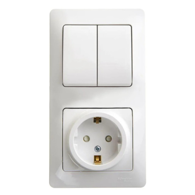 ���������� ���� 2-��������� ����������� � ������� SYSTEME ELECTRIC Glossa c/� �����  