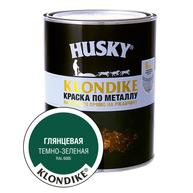 ���������� ������ �������� HUSKY-KLONDIKE �� �������� 0,9� RAL 6005 �����-�������, ���.26166  