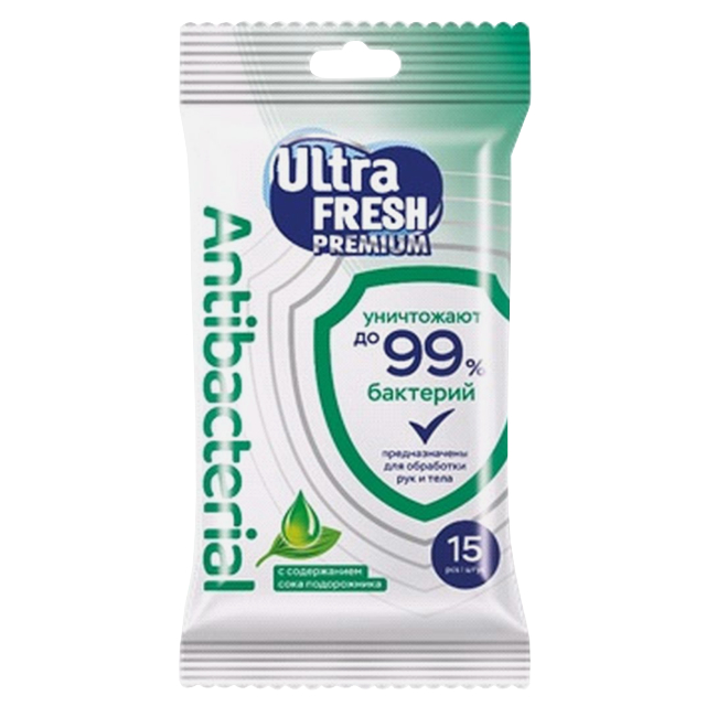 ���������� �������� ������� ULTRAFRESH Premium Antibacterial 15��  