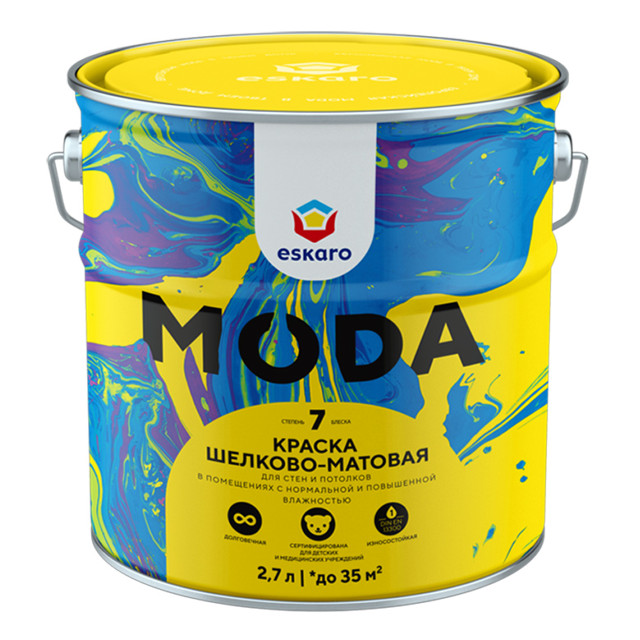 ���������� ������ ��������� ESKARO Moda 7 ���� � ��� ���� � �������� 2,7� �����, ���.4630042540323  