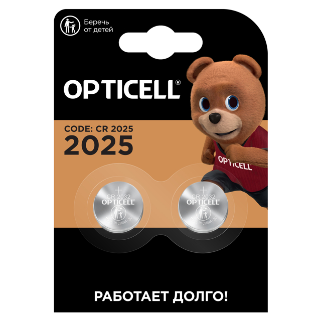 ���������� ��������� OPTICELL 3� �������� CR2025 2��  