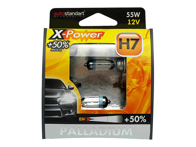 ���������� ����� AUTO STANDART H7 12� 55�� X-Power 2��  