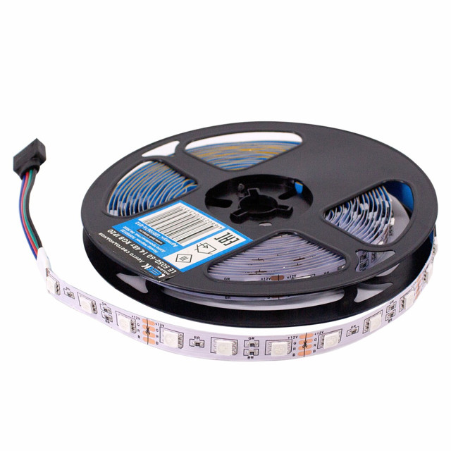 ���������� ����� ������������ LEEK 5050-60 14,4�� RGB IP20 12� 5�  