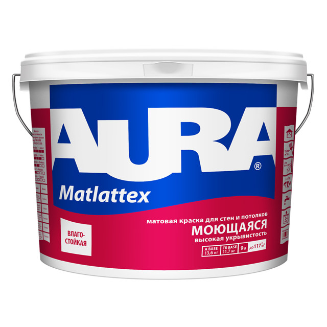 ���������� ������ �/� AURA Mattlatex �������� 9� �����, ���.4607003919931  