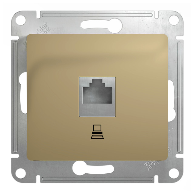 ���������� ������� ������������ 1 ���� SYSTEME ELECTRIC Glossa RJ45 ��������� 5 �����  