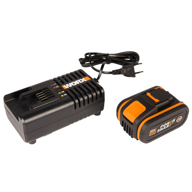 ���������� �������� ��� 4�� + �� WORX WA3604 20� Li-Ion  