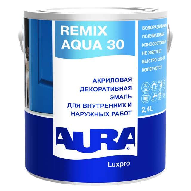 ���������� ����� ��������� AURA LUXPRO REMIX AQUA 30 ������ TR 2,4 �, ���.4607003911928  