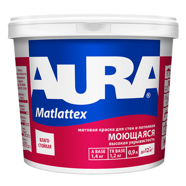 ���������� ������ �/� AURA Mattlatex �������� 0,9� �����, ���.4607003919917  