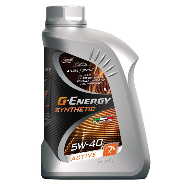 ���������� ����� �������� G-ENERGY Synthetic Active 5W-40 1�  