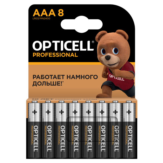 ���������� ��������� OPTICELL ����������� 1,5� ����������� AA� 8��  