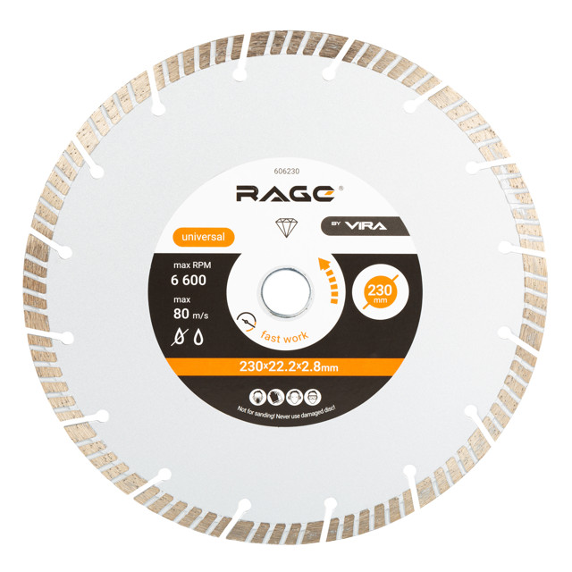 ���������� ���� �������� RAGE by VIRA 230�22,2�2,8�� ���������������  