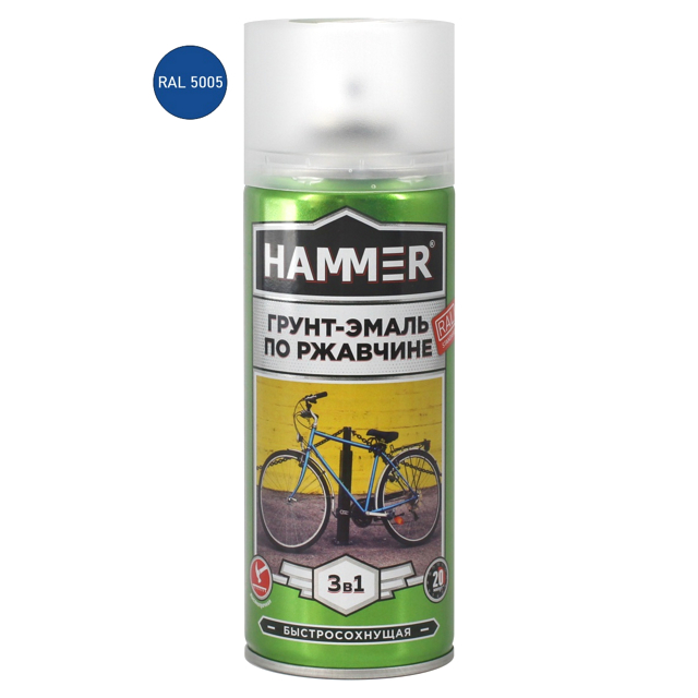 ���������� �����-����� ����������� HAMMER �� �������� 520�� RAL5005 �����, ���.��000135101  