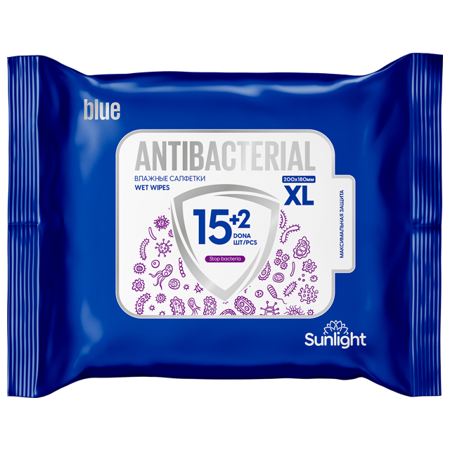 ���������� �������� ������� SUNLIGHT XL Antibacterial Blue 17��  