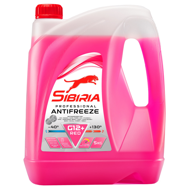���������� �������� SIBIRIA Antifreeze G12+ ������� 5��  