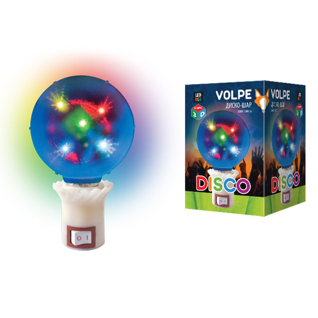 ���������� ����� �������� UNIEL Disco 1,5�� RGB 3D � ������������  
