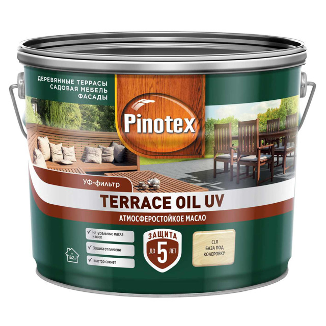 ���������� ����� ��� ������ PINOTEX Terrace Oil UV ���� CLR 9� ����������, ���.50035043  
