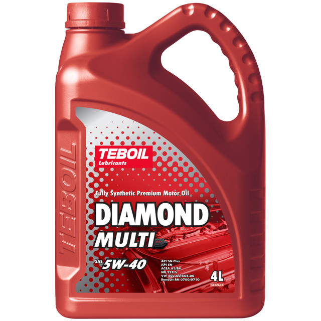 ���������� ����� �������� TEBOIL DIAMOND MULTI 5W-40 4�  