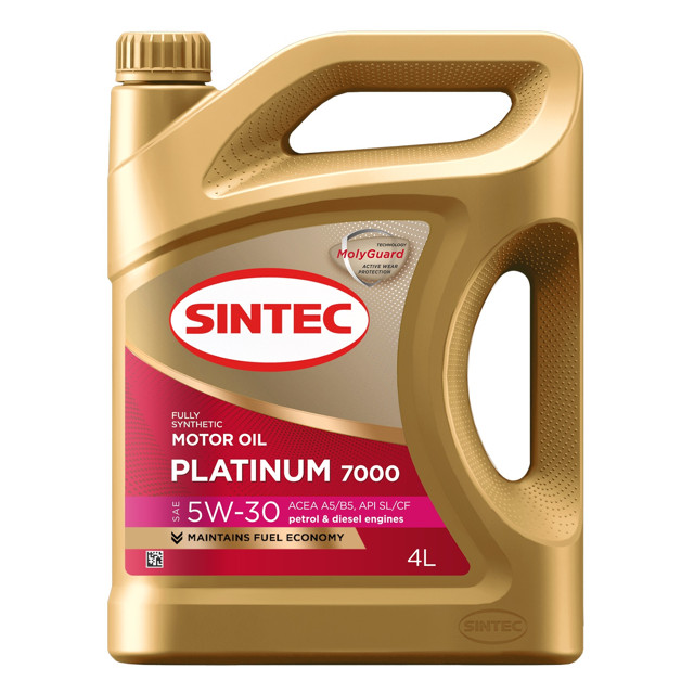 ���������� ����� �������� SINTEC Platinum 7000 5W-30 ACEA A5/B5 4�  
