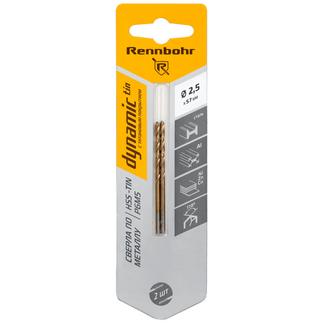 ���������� ������ �� ������� RENNBOHR DYNAMIC-TIN 2,5�57�� 2��  