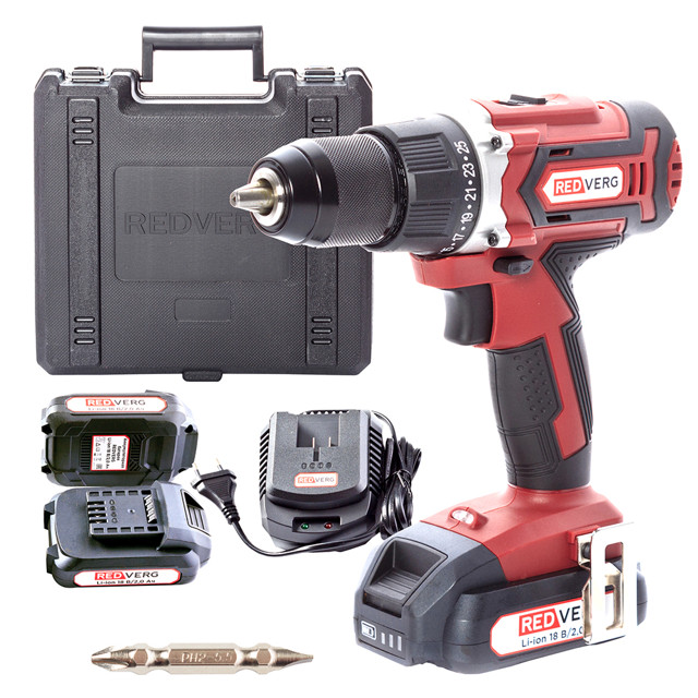 ���������� �����-���������� REDVERG RD-S18/U 18� 45�� Li-Ion 2�� 2 ���  