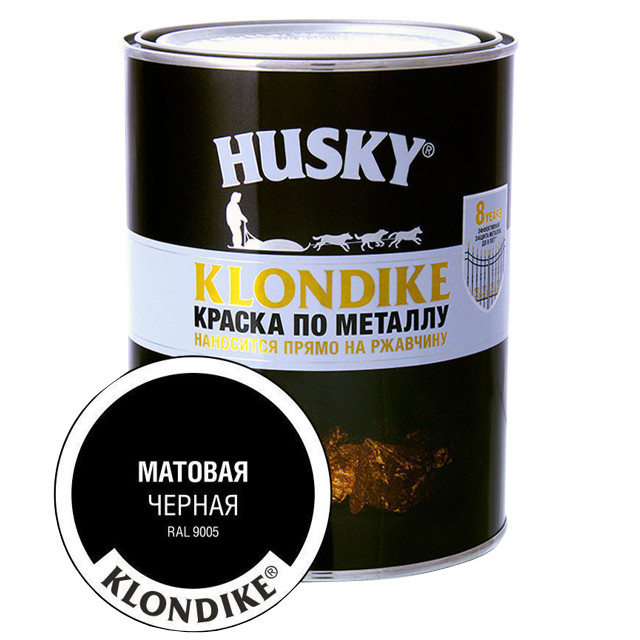 ���������� ������ �������� HUSKY-KLONDIKE �� �������� 0,9� RAL 9005 ������ �������, ���.26480  