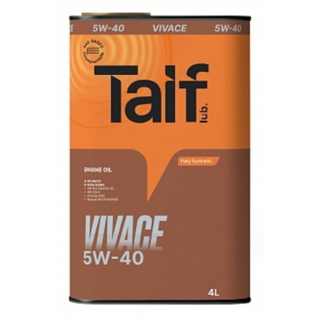 ���������� ����� �������� TAIF Vivace 5W-40 4�  