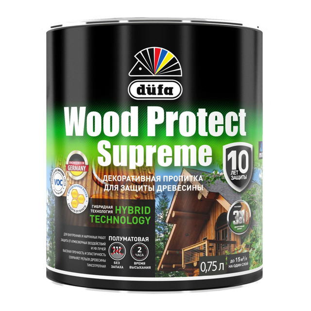 ���������� �������� �������������� DUFA Wood Protect Supreme 0,75� �����, ���.��00-008384  