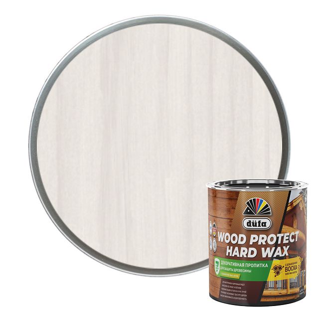 ���������� �������� �������������� DUFA Wood Protect Hard wax   �����������  0,75�, ���. ��00-010445  