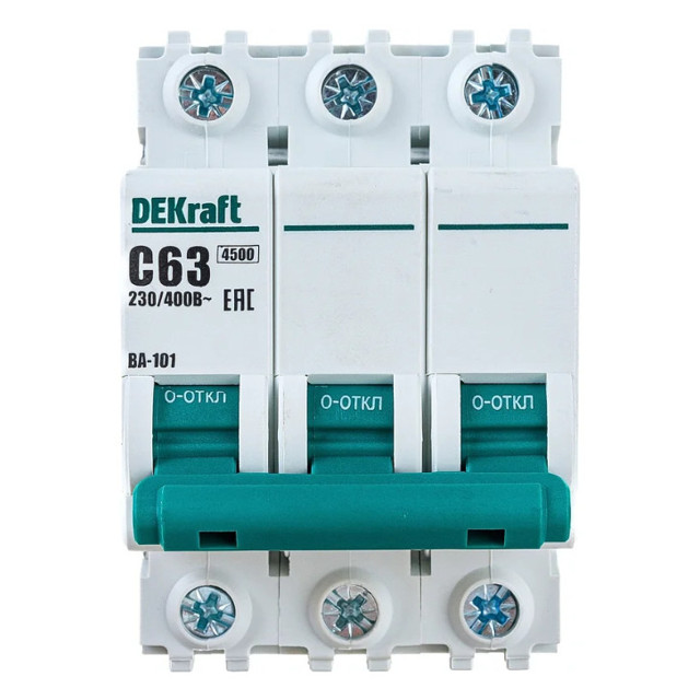 ���������� ����������� �������������� DEKRAFT 63� 3P � 4,5��  