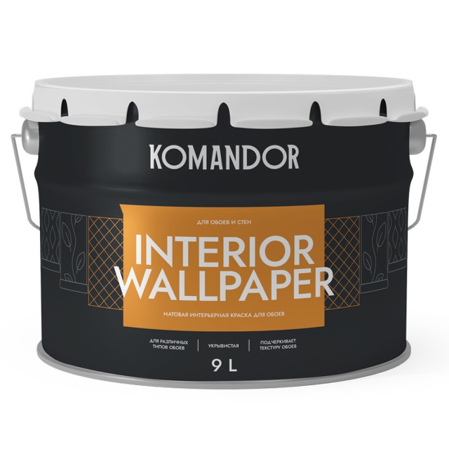 ���������� ������ �/� KOMANDOR Interior Wallpaper ���� � ������� ��� ����� 9 � �����, ���.S1306001010  