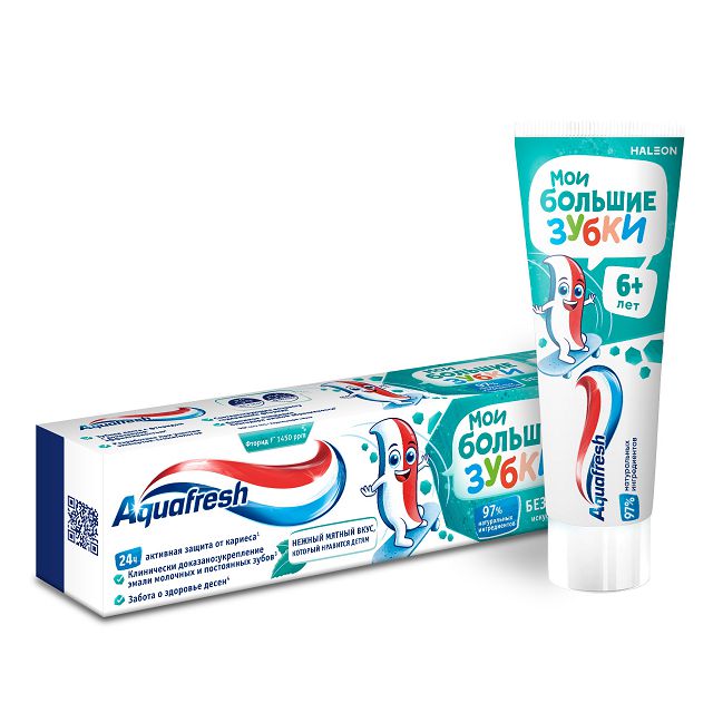 ���������� ����� ������ AQUAFRESH ��� ������� ����� ������� �� 6 ��� 50��  