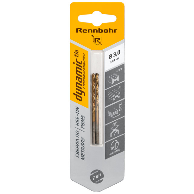 ���������� ������ �� ������� RENNBOHR DYNAMIC-TIN 3,0�61�� 2��  
