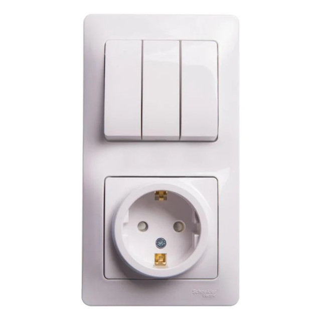 ���������� ���� 3-��������� ����������� � ������� SYSTEME ELECTRIC Glossa c/� �����  