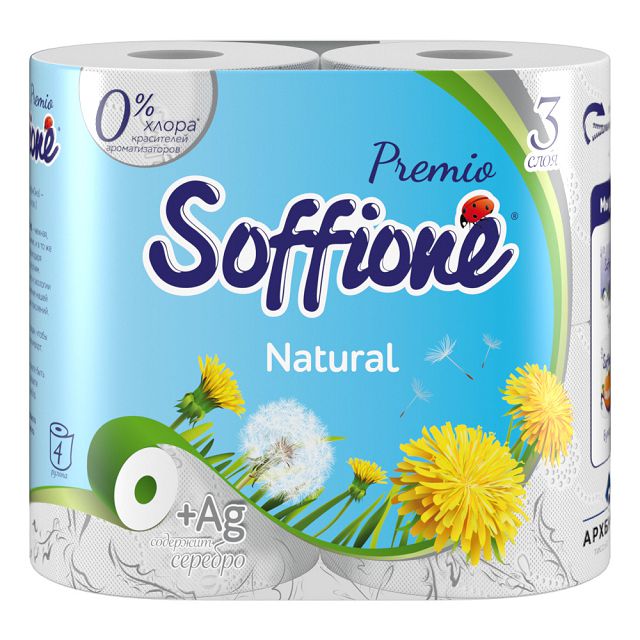 ���������� ������ ��������� SOFFIONE Premio Natural 4�� � ��. 3-������� 140 ������ ��� �������  
