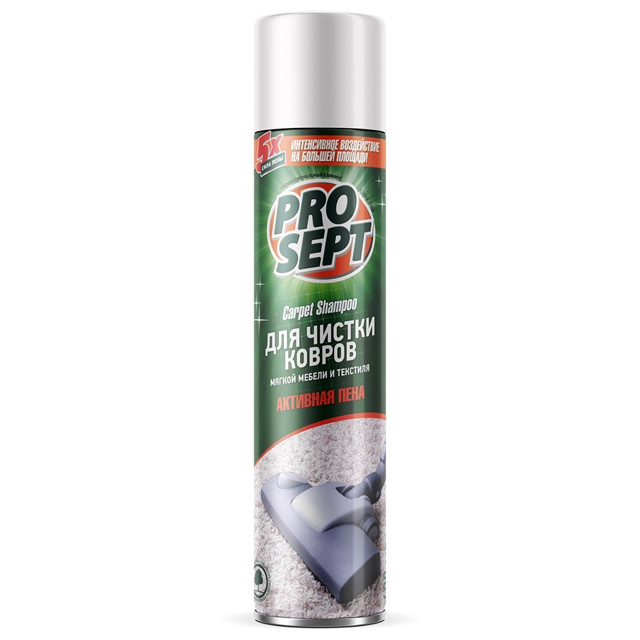 ���������� �������� �������� PROSEPT Carpet Shampoo ��� ������, ������ ������ � �������� ���� 400��  