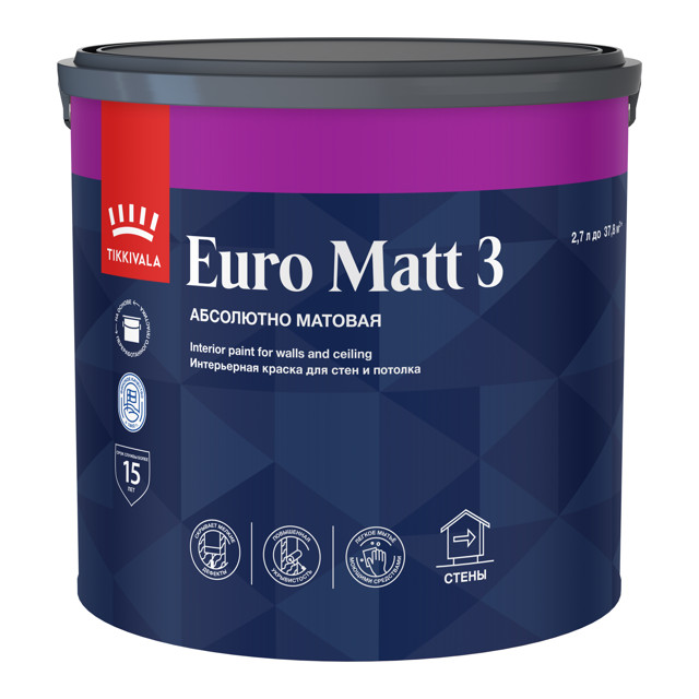 ���������� ������ ��������� TIKKIVALA Euro Matt 3 ��� ���� � �������� ���� � 2,7� ����������, ���.700001116  