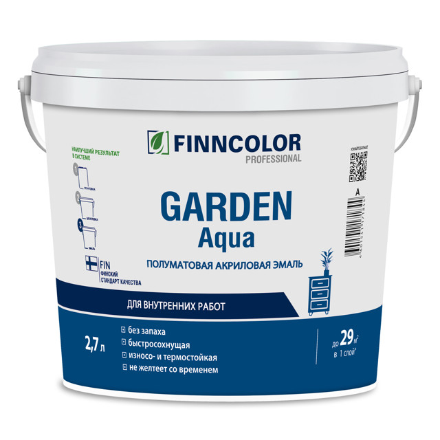 ���������� ����� ��������� FINNCOLOR Garden Aqua ���� � ����������� 2,7� �����, ���.700006479  