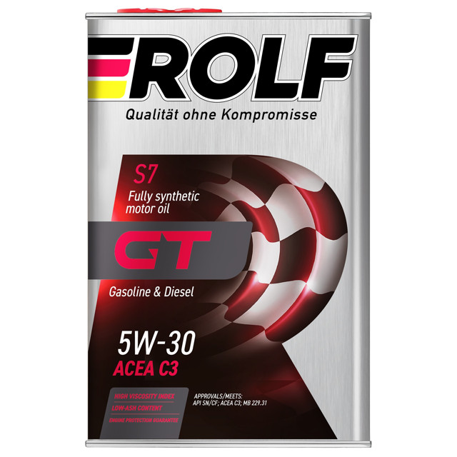 ���������� ����� �������� ROLF GT SAE 5W-30 API SN/CF 4�  