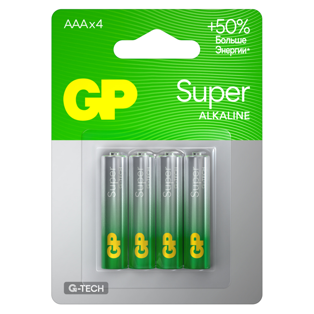 ���������� ��������� GP ����� ���-��� AAA (LR03) 4 ��  