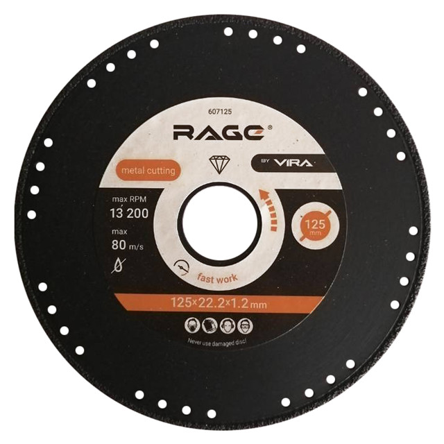 ���������� ���� ��������  RAGE by VIRA 125�22,2�1,2�� ��������  