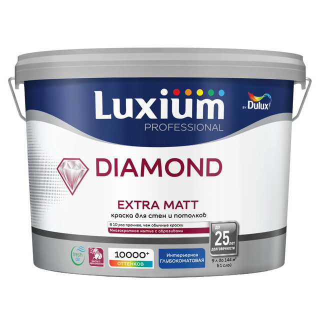 ���������� ������ �/� LUXIUM Professional Diamond Extra matt ���� BW ��� ���� � �������� 9� �����, ���.50034524  